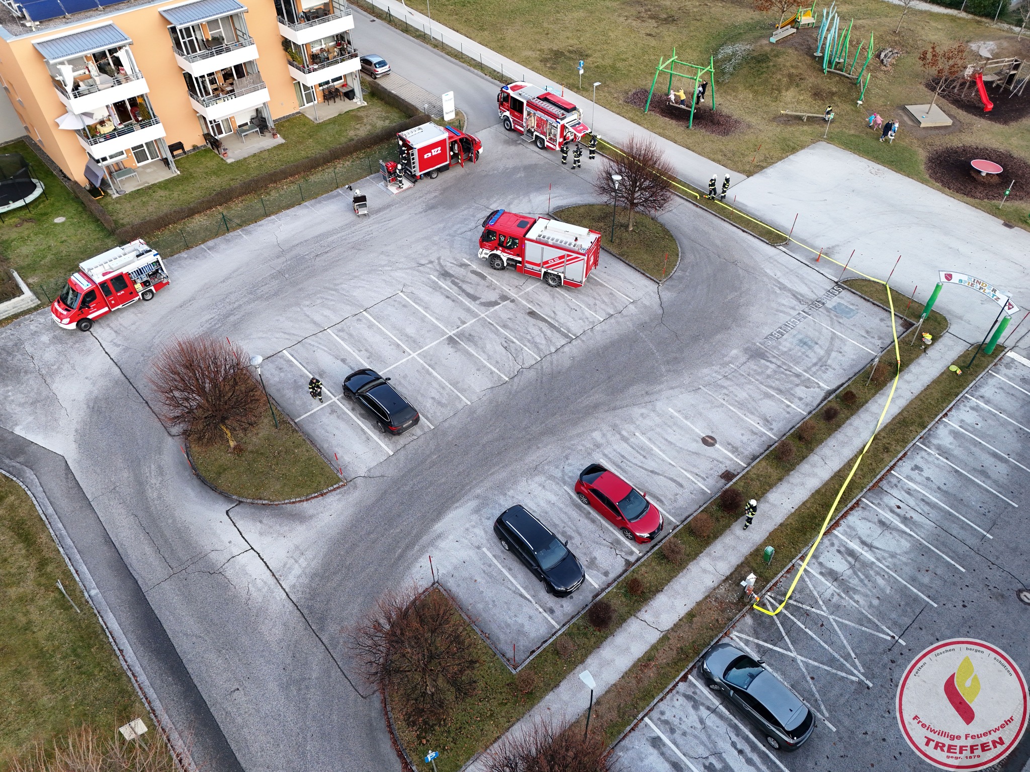 Einsatzfoto B4 Brand Keller
